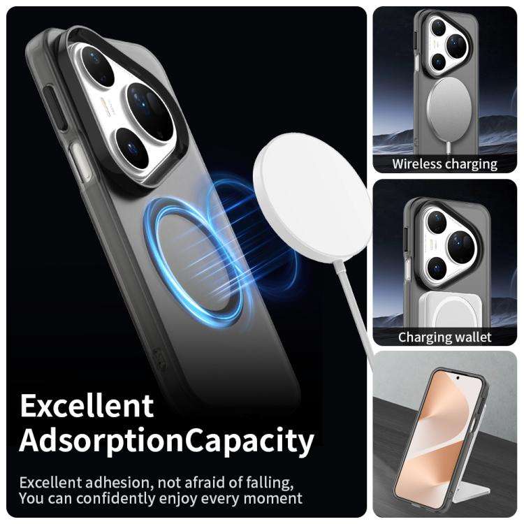For Huawei Pura 80 Ultra Candy Magsafe PC Hybrid TPU Phone Case(Black)