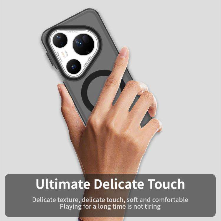 For Huawei Pura 80 Ultra Candy Magsafe PC Hybrid TPU Phone Case(Black)