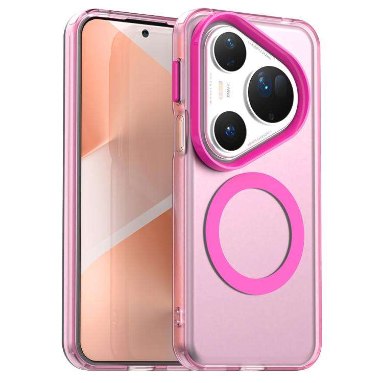 For Huawei Pura 80 Ultra Candy Magsafe PC Hybrid TPU Phone Case(Red)