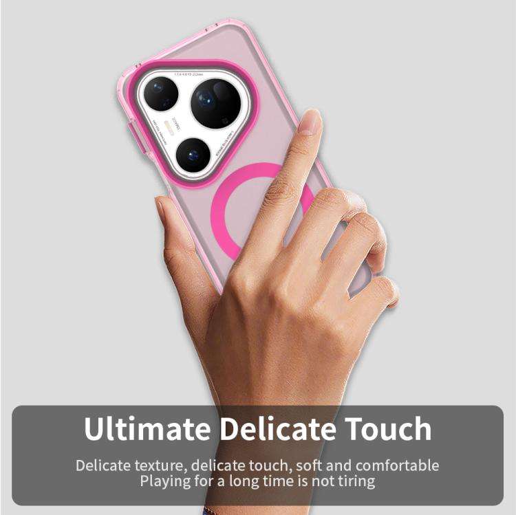 For Huawei Pura 80 Ultra Candy Magsafe PC Hybrid TPU Phone Case(Red)