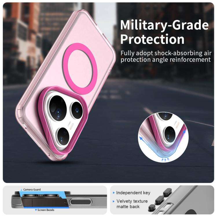 For Huawei Pura 80 Ultra Candy Magsafe PC Hybrid TPU Phone Case(Red)