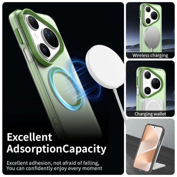 For Huawei Pura 80 Ultra Candy Magsafe PC Hybrid TPU Phone Case(Green)