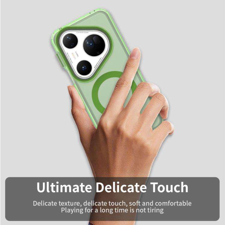 For Huawei Pura 80 Ultra Candy Magsafe PC Hybrid TPU Phone Case(Green)