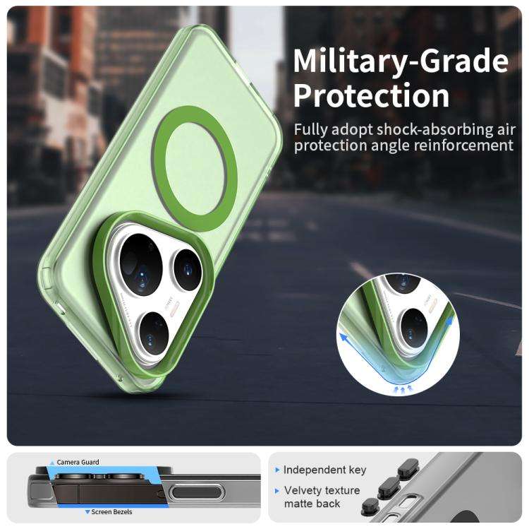 For Huawei Pura 80 Ultra Candy Magsafe PC Hybrid TPU Phone Case(Green)