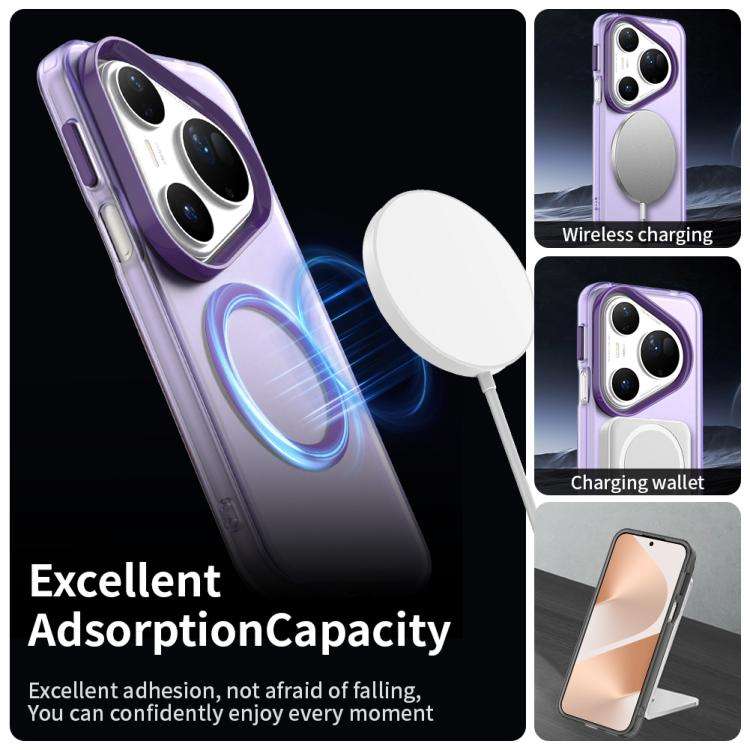 For Huawei Pura 80 Ultra Candy Magsafe PC Hybrid TPU Phone Case(Purple)