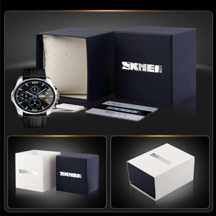 SKMEI Watch Packaging Gift Box(Blue Box Set)