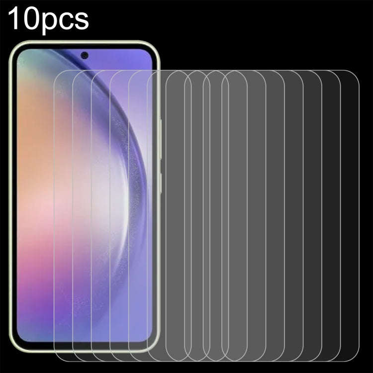 For Samsung Galaxy A56 5G 10pcs 0.26mm 9H 2.5D Tempered Glass Film