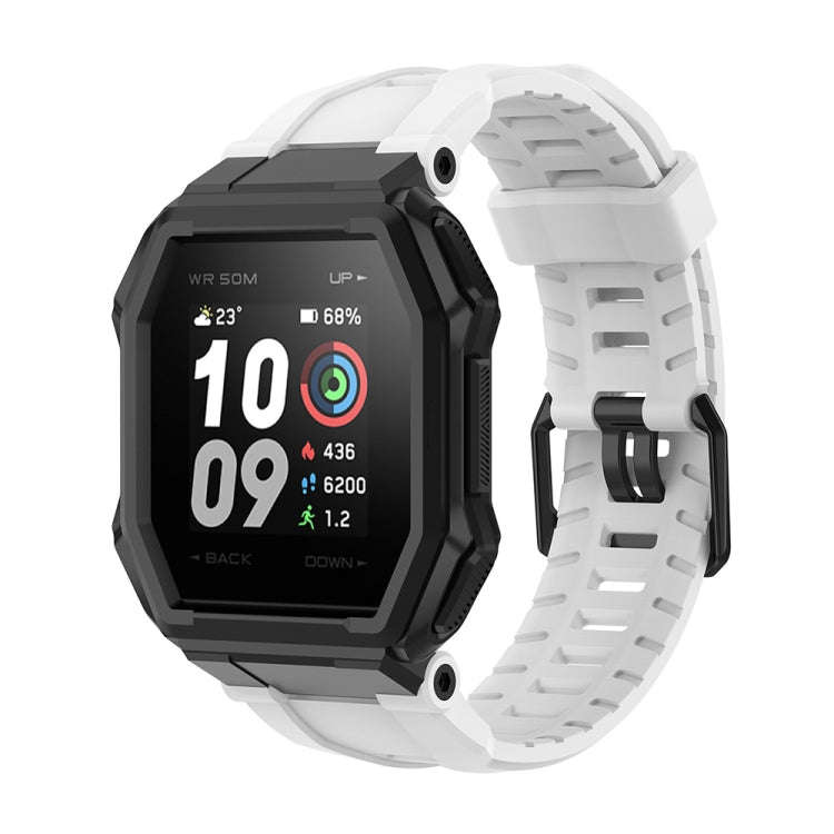 For Huami Amazfit Ares 1908 Silicone Watch Band(White)