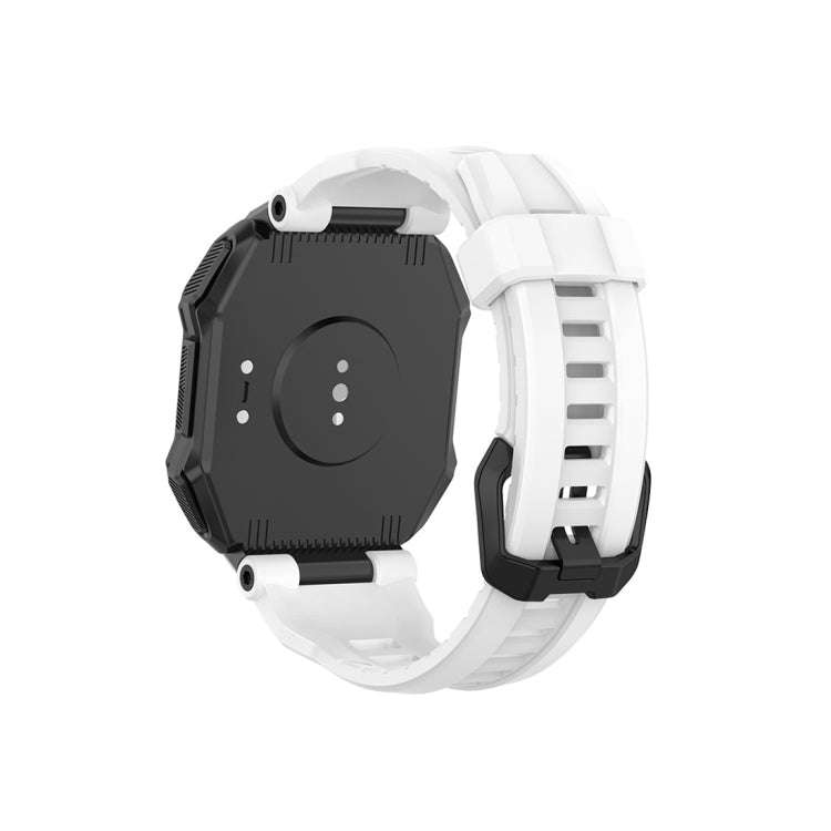 For Huami Amazfit Ares 1908 Silicone Watch Band(White)