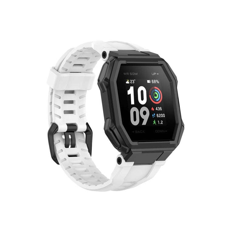 For Huami Amazfit Ares 1908 Silicone Watch Band(White)