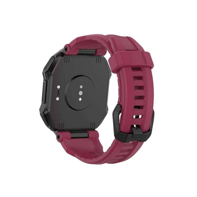 For Huami Amazfit Ares 1908 Silicone Watch Band(Red)