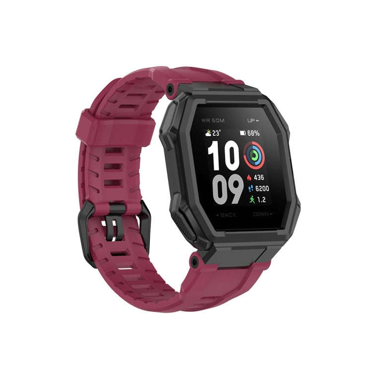 For Huami Amazfit Ares 1908 Silicone Watch Band(Red)