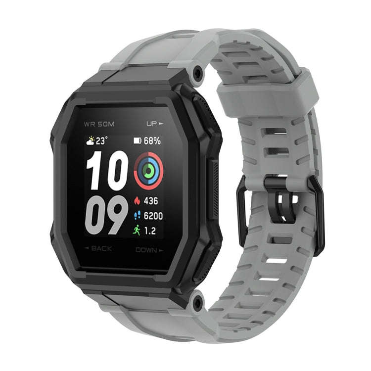 For Huami Amazfit Ares 1908 Silicone Watch Band(Grey)