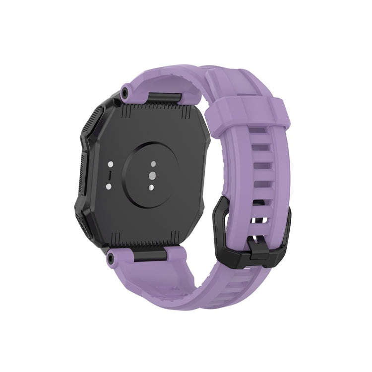 For Huami Amazfit Ares 1908 Silicone Watch Band(Light Purple)