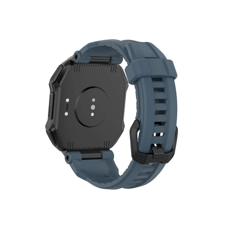 For Huami Amazfit Ares 1908 Silicone Watch Band(Rock Cyan)