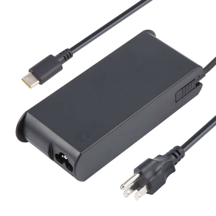 95W 20V 4.75A USB Type-C Plug Laptop Notebook Power Adapter For Lenovo, Plug:US Plug