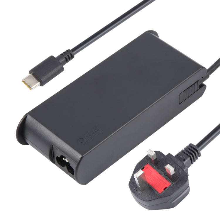95W 20V 4.75A USB Type-C Plug Laptop Notebook Power Adapter For Lenovo, Plug:UK Plug