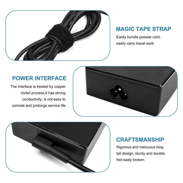 100W 20V 5A USB Type-C Plug Laptop Notebook Power Adapter For ASUS, Plug:US Plug