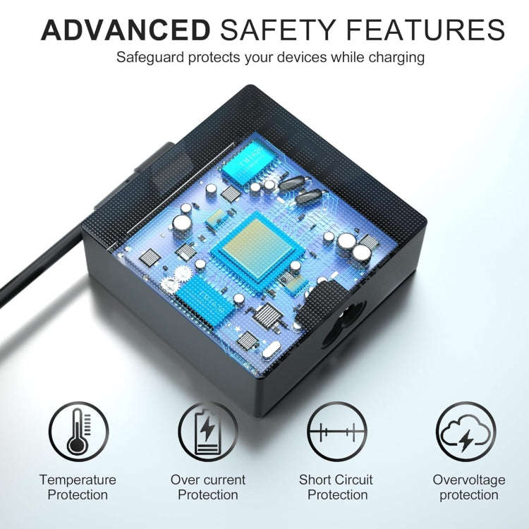 100W 20V 5A USB Type-C Plug Laptop Notebook Power Adapter For ASUS, Plug:US Plug