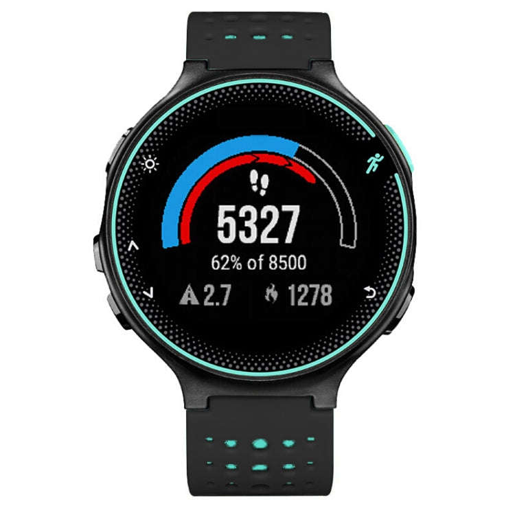 For Garmin Forerunner 235 Two-color Watch Band(Black Mint Green)