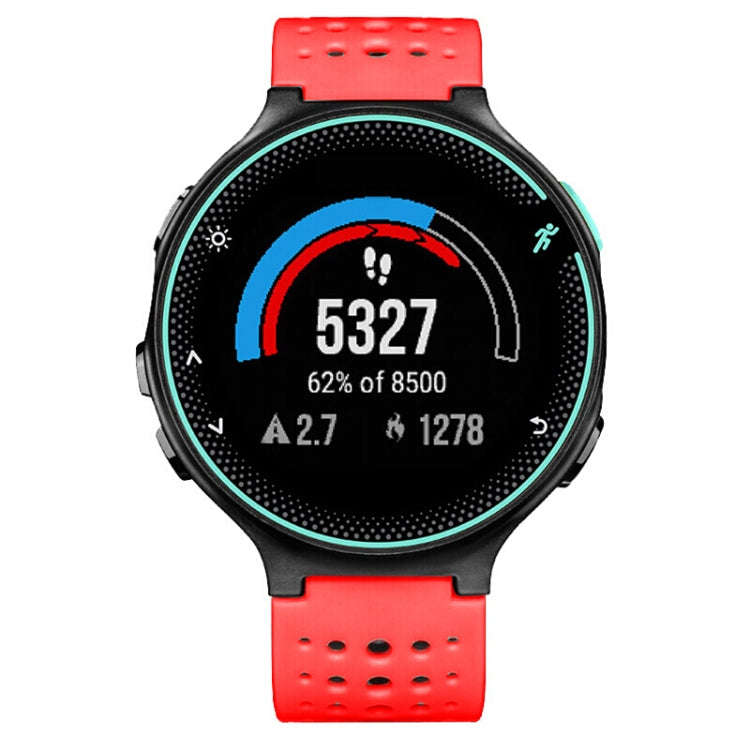 For Garmin Forerunner 235 Two-color Watch Band(Red Black)