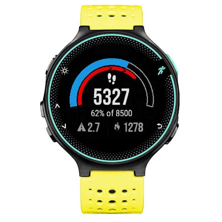 For Garmin Forerunner 235 Two-color Watch Band(Yellow Black)