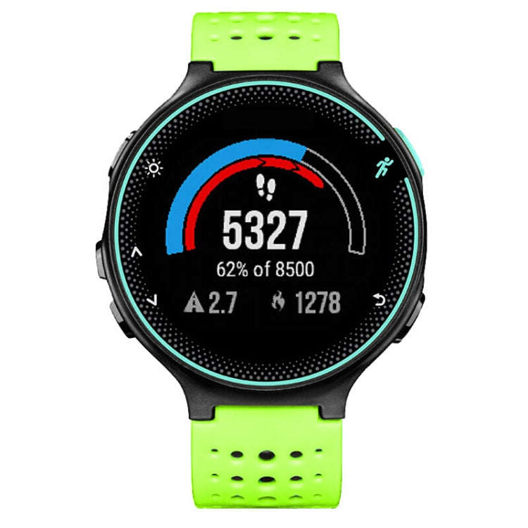 For Garmin Forerunner 235 Two-color Watch Band(Green Black)