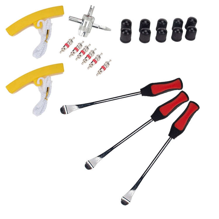 22 in 1 Car / Motorcycle Tire Repair Tool Spoon Tire Spoons Lever Tire Changing Tools with Yellow...