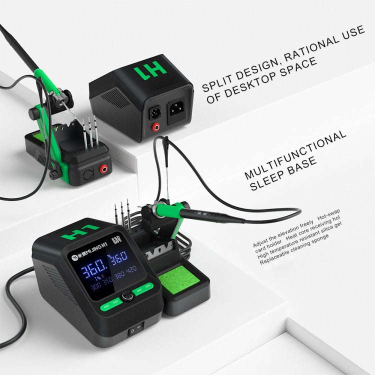 Mijing H1 Split Intelligent Temperature Control Soldering Station for Mobile Phone Repair, Plug:U...