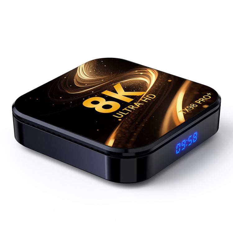 TX98 Pro+ 8K UHD Android 13 Smart TV Box with Remote Control, 4GB+64GB, RK3528 Quad-Core(US Plug)