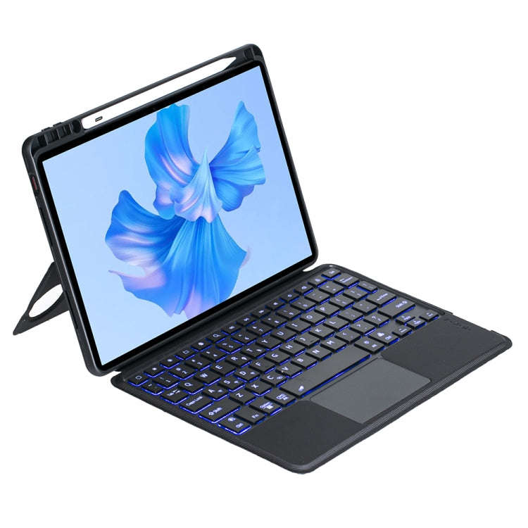 For Huawei MatePad Pro 11 2024 / 2022 Detachable Backlit Bluetooth Keyboard Leather Case with Tou...