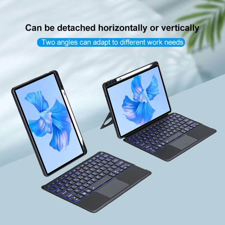 For Huawei MatePad Pro 11 2024 / 2022 Detachable Backlit Bluetooth Keyboard Leather Case with Tou...