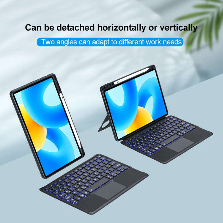 For Huawei MatePad 11.5 / MatePad Air 11.5 Detachable Backlit Bluetooth Keyboard Leather Case wit...
