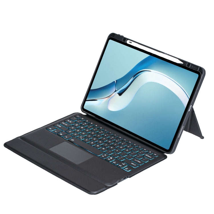 For Huawei MatePad Pro 12.6 2021 Detachable Backlit Bluetooth Keyboard Leather Case with Touchpad...