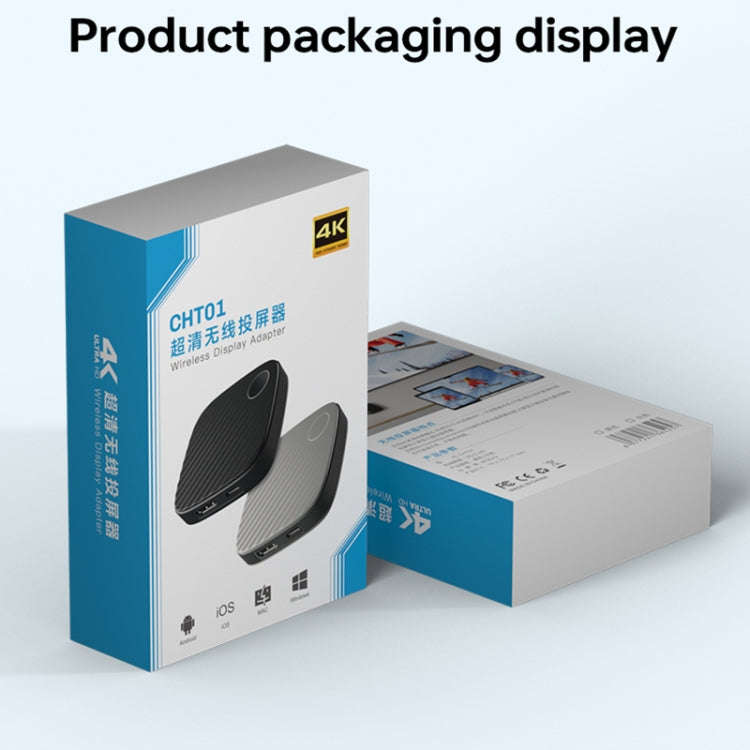 G126 Ultra HD Wireless Display Adapter Same Screen Device(Black)