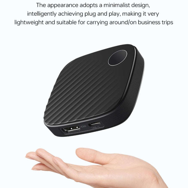 G126 Ultra HD Wireless Display Adapter Same Screen Device(Black)