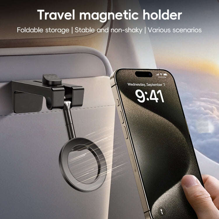 Yesido C298 Clip MagSafe Magnetic Mobile Phone Holder(Black)