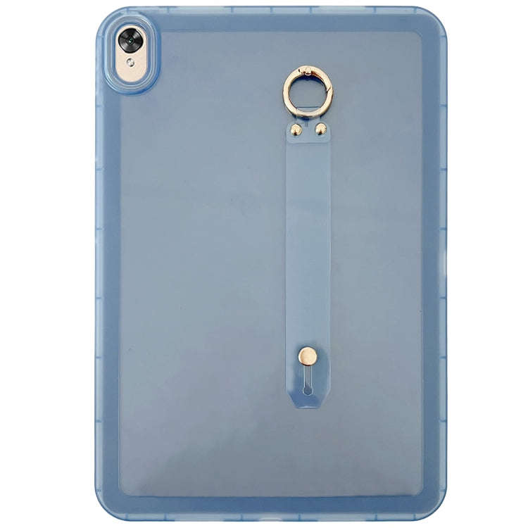 For Huawei MatePad 10.8 / M6 10.8 Wristband Holder PC Hybrid TPU Soft Tablet Case(Blue)