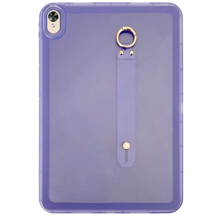 For Huawei MatePad 10.8 / M6 10.8 Wristband Holder PC Hybrid TPU Soft Tablet Case(Purple)