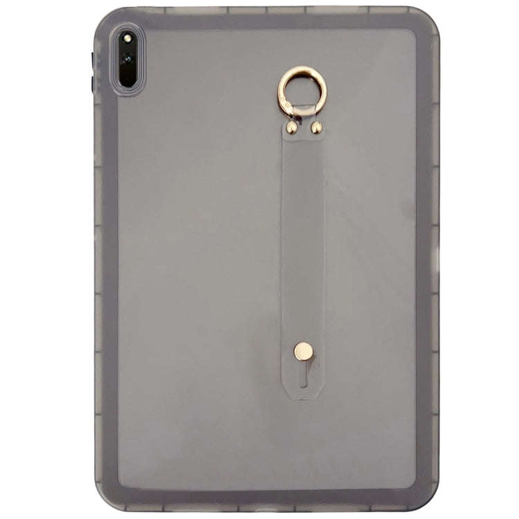 For Huawei MatePad 11 2021 Wristband Holder PC Hybrid TPU Soft Tablet Case(Black)