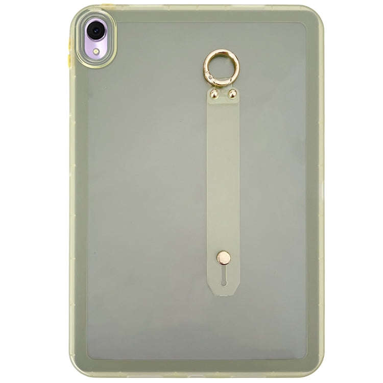 For Huawei MatePad 11 2023 / 2024 Wristband Holder PC Hybrid TPU Soft Tablet Case(Yellow)