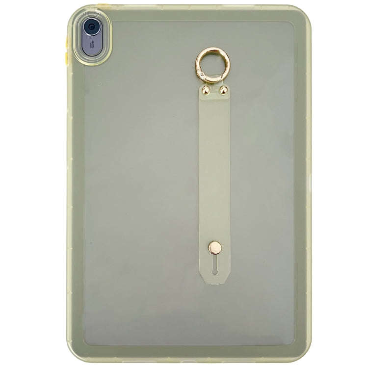 For Huawei MatePad 11.5 Wristband Holder PC Hybrid TPU Soft Tablet Case(Yellow)