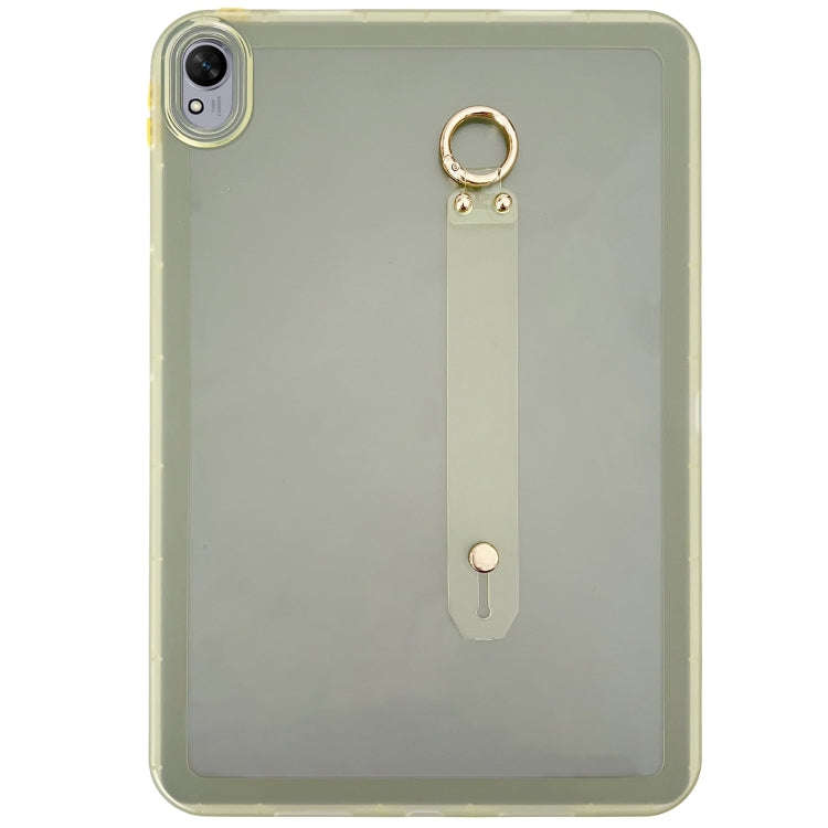 For Huawei MatePad 11.5 S Wristband Holder PC Hybrid TPU Soft Tablet Case(Yellow)