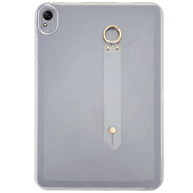 For Huawei MatePad 11.5 S Wristband Holder PC Hybrid TPU Soft Tablet Case(Transparent)