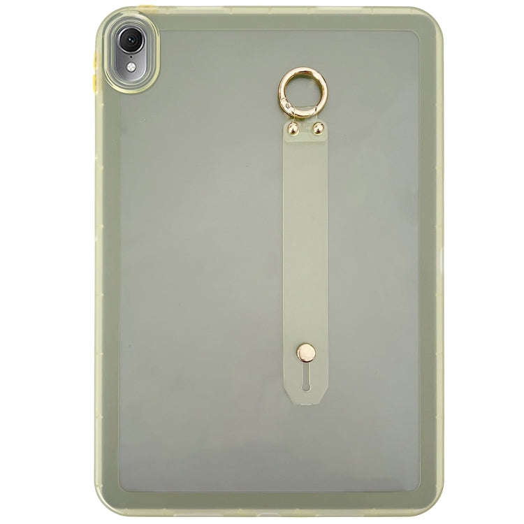 For Huawei MatePad Air 11.5 2023 Wristband Holder PC Hybrid TPU Soft Tablet Case(Yellow)