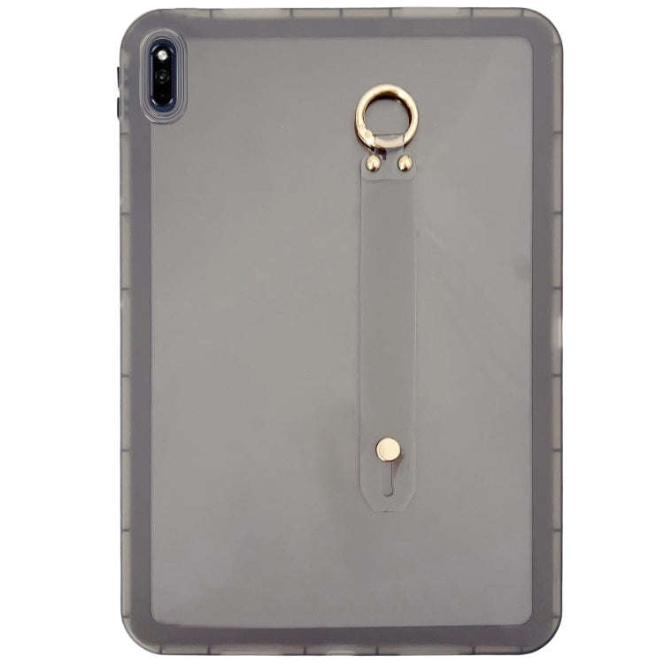 For Huawei MatePad Pro 10.8 2021 / 2019 Wristband Holder PC Hybrid TPU Soft Tablet Case(Black)