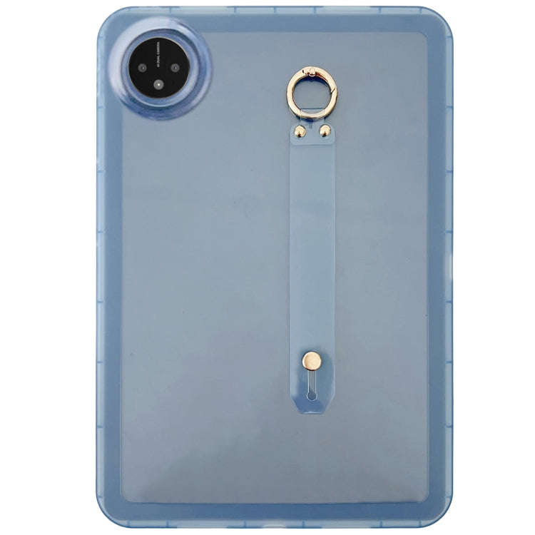 For Huawei MatePad Pro 11 2024 Wristband Holder PC Hybrid TPU Soft Tablet Case(Blue)