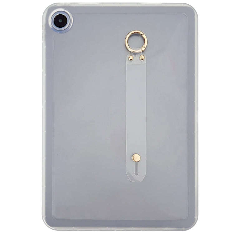 For Huawei MatePad SE 10.1 Wristband Holder PC Hybrid TPU Soft Tablet Case(Transparent)