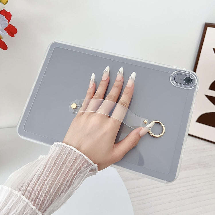 For Huawei MatePad SE 10.4 2022 Wristband Holder PC Hybrid TPU Soft Tablet Case(Transparent)