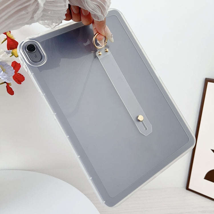 For Huawei MatePad SE 10.4 2022 Wristband Holder PC Hybrid TPU Soft Tablet Case(Transparent)